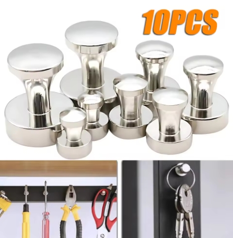 Fishing Hook Stainless Steel - 10PCS แม่เหล็ก Super Strong ตกปลาแม่เหล็กตะขอ Heavy