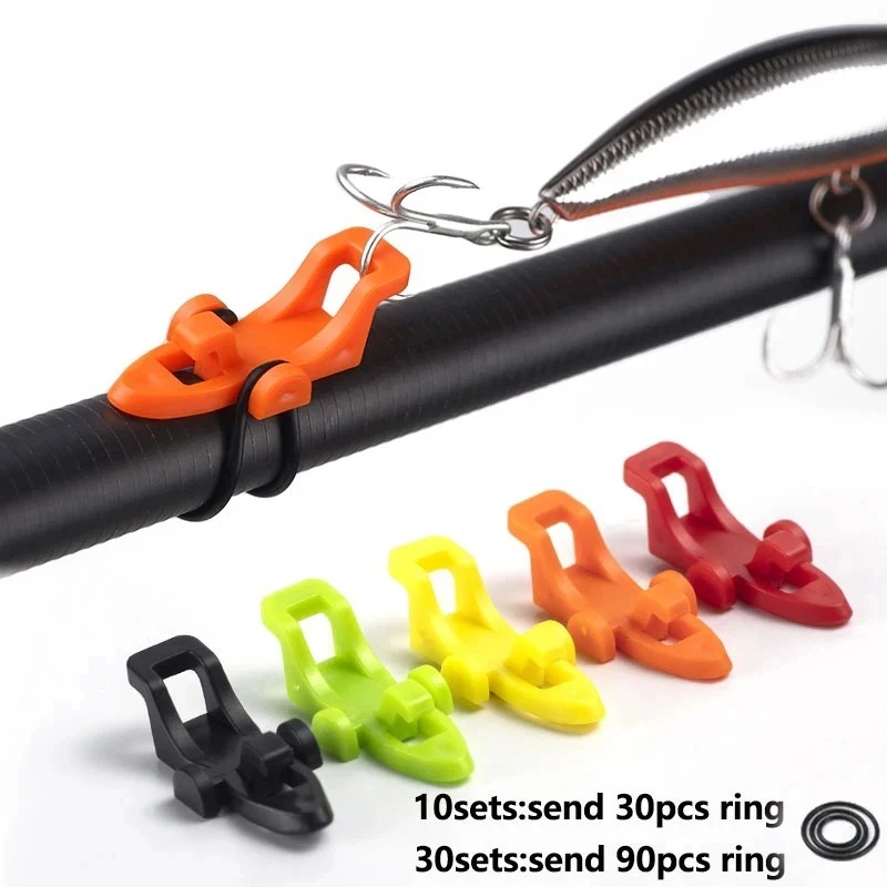 Fishing Hook Box - 10-20 ชุด อุปกรณ์ยึดเบ็ดตกปลา ที่เก็บเบ็ด ที่เก็บเหยื่อตกปลา อุปกรณ์เสริมสำหรับเหยื่อตกปลา