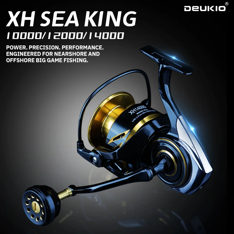 Abu Garcia Reel Max - DEUKIO รอกสปินนิ่งแบบตีไกล รุ่น 10000-14000 แรงดึงสูงสุด 26