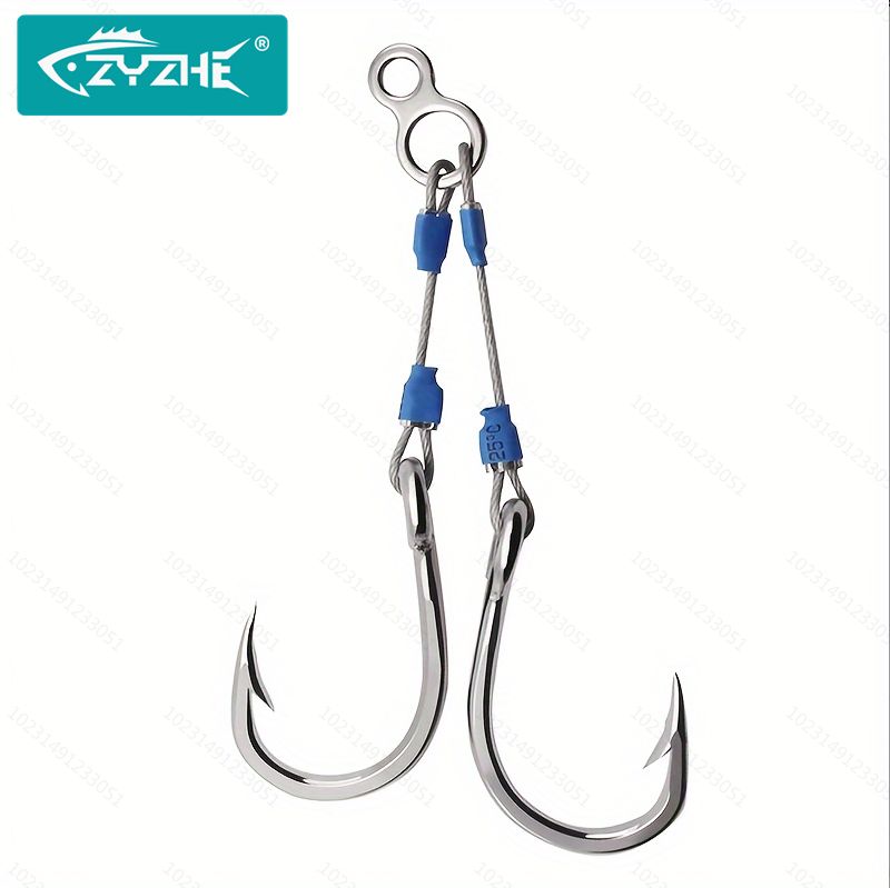 ตะขอเหล็ก ZYZHE สำหรับตกปลา 6  - Fishing Hook Assortment บทวิจารณ์และราคา