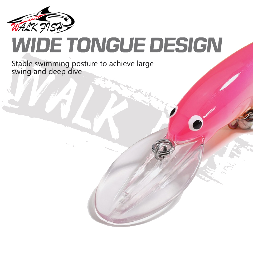 เดินปลา 12g 20g ลอย Big Minnow - Fishing Hook Size บทวิจารณ์และราคา