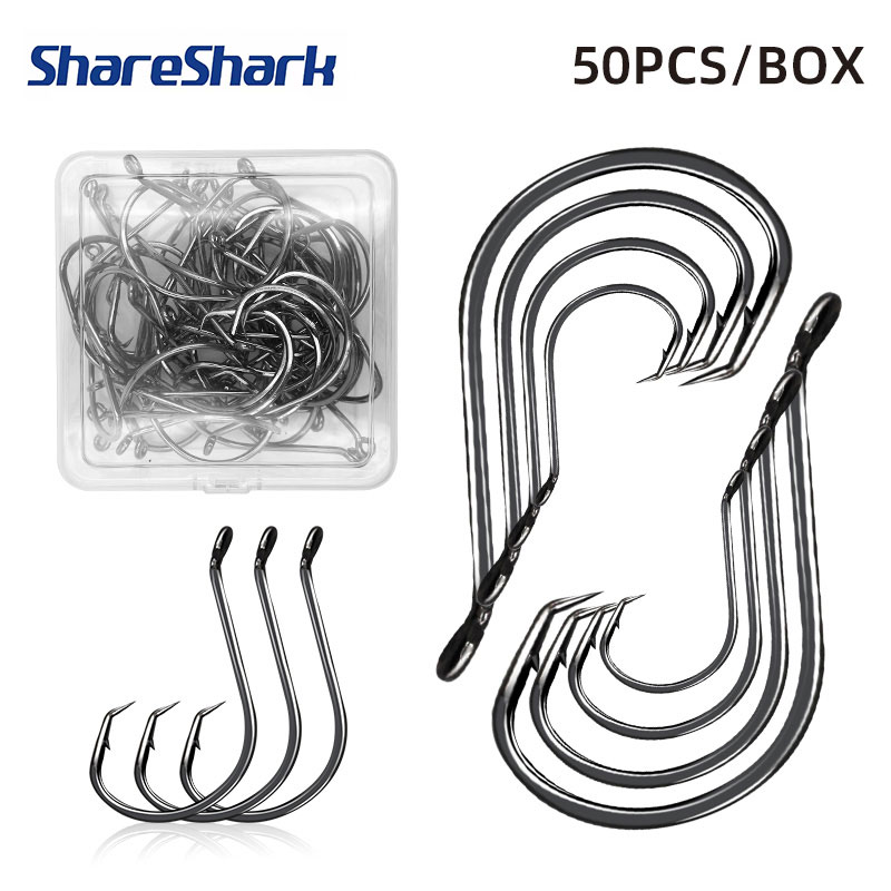 ตะขอเบ็ดตกปลา ShareShark 50 ชิ - Fishing Hook Circle บทวิจารณ์และราคา