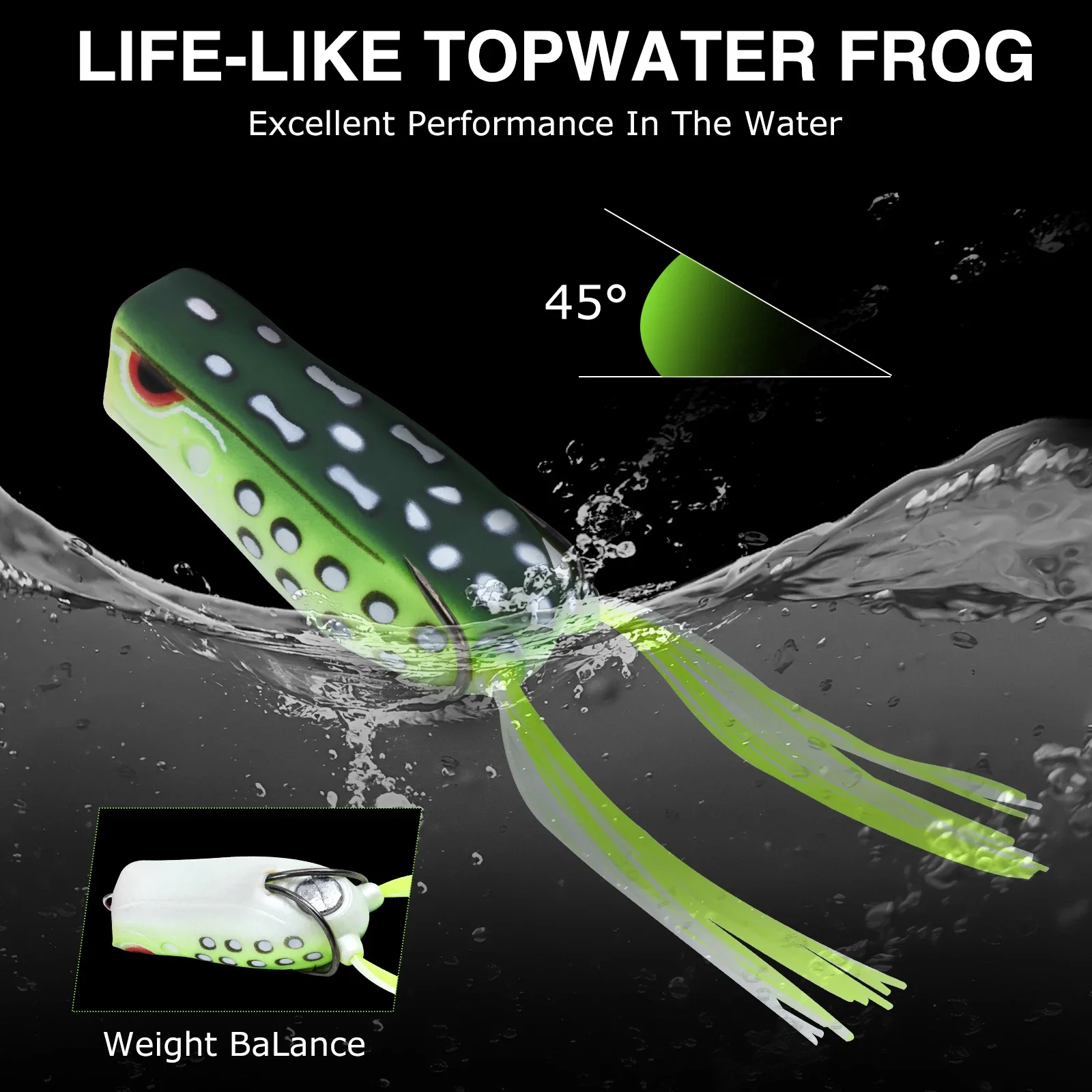 เหยื่อตกปลาแบบกบ Goture ทำจาก  - Fishing Hook Weedless บทวิจารณ์และราคา