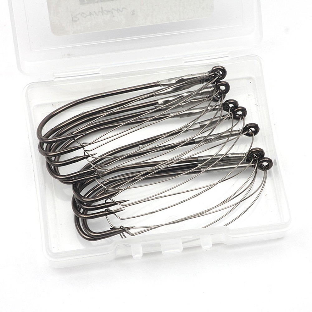 เบ็ดตกปลาแบบมีเงี่ยงกันพันกับต - Fishing Hook Weedless บทวิจารณ์และราคา