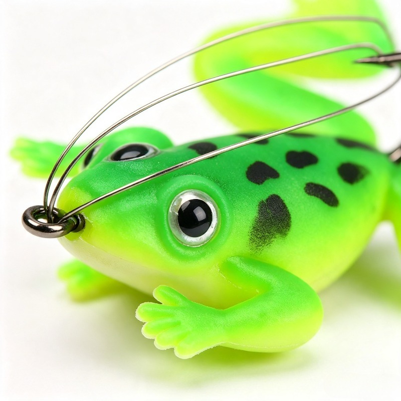 4 ชิ้น/8 ชิ้น เหยื่อปลอมรูปกบ  - Fishing Hook Weedless บทวิจารณ์และราคา