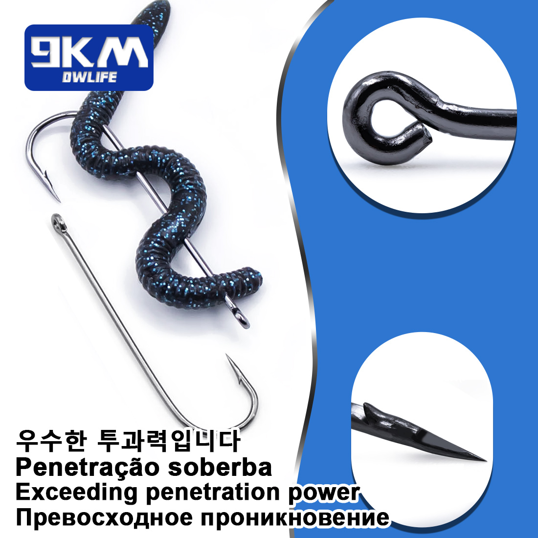 เบ็ดตกปลาแบบก้านยาว 9KM Aberde - Fishing Hook Assortment บทวิจารณ์และราคา