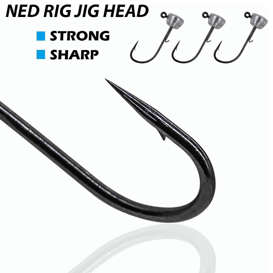 หัวเบ็ดตกปลาหัวเห็ดสำหรับการตก - Fishing Hook Weedless บทวิจารณ์และราคา