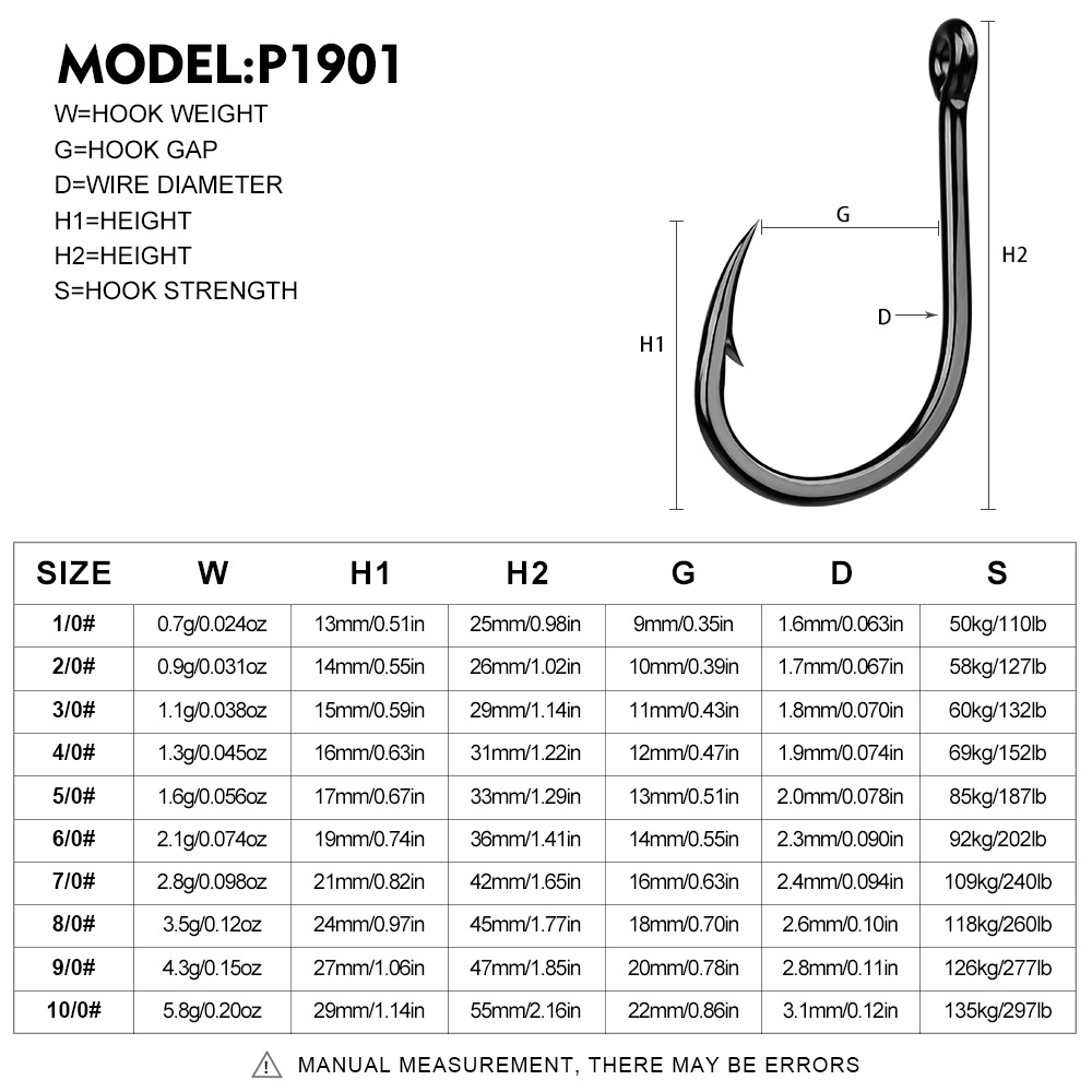 10 ชิ้นเหล็กคาร์บอนสูง Barbed  - Fishing Hook Assortment บทวิจารณ์และราคา